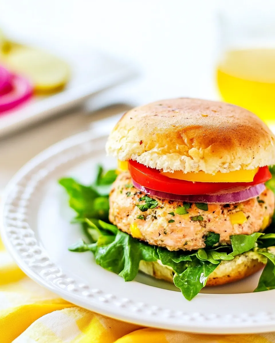 Salmon Burger