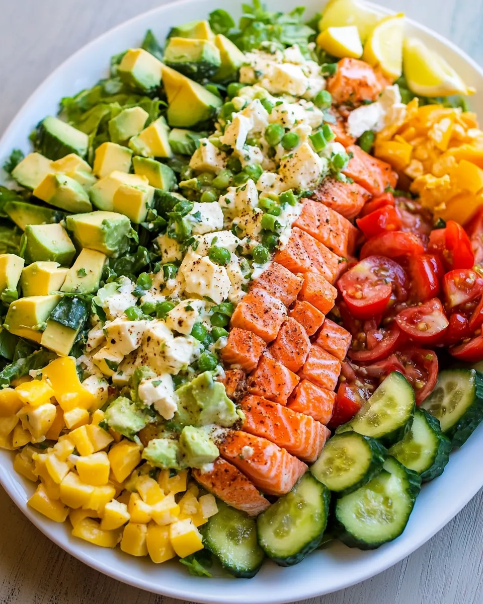 Salmon Cobb Salad