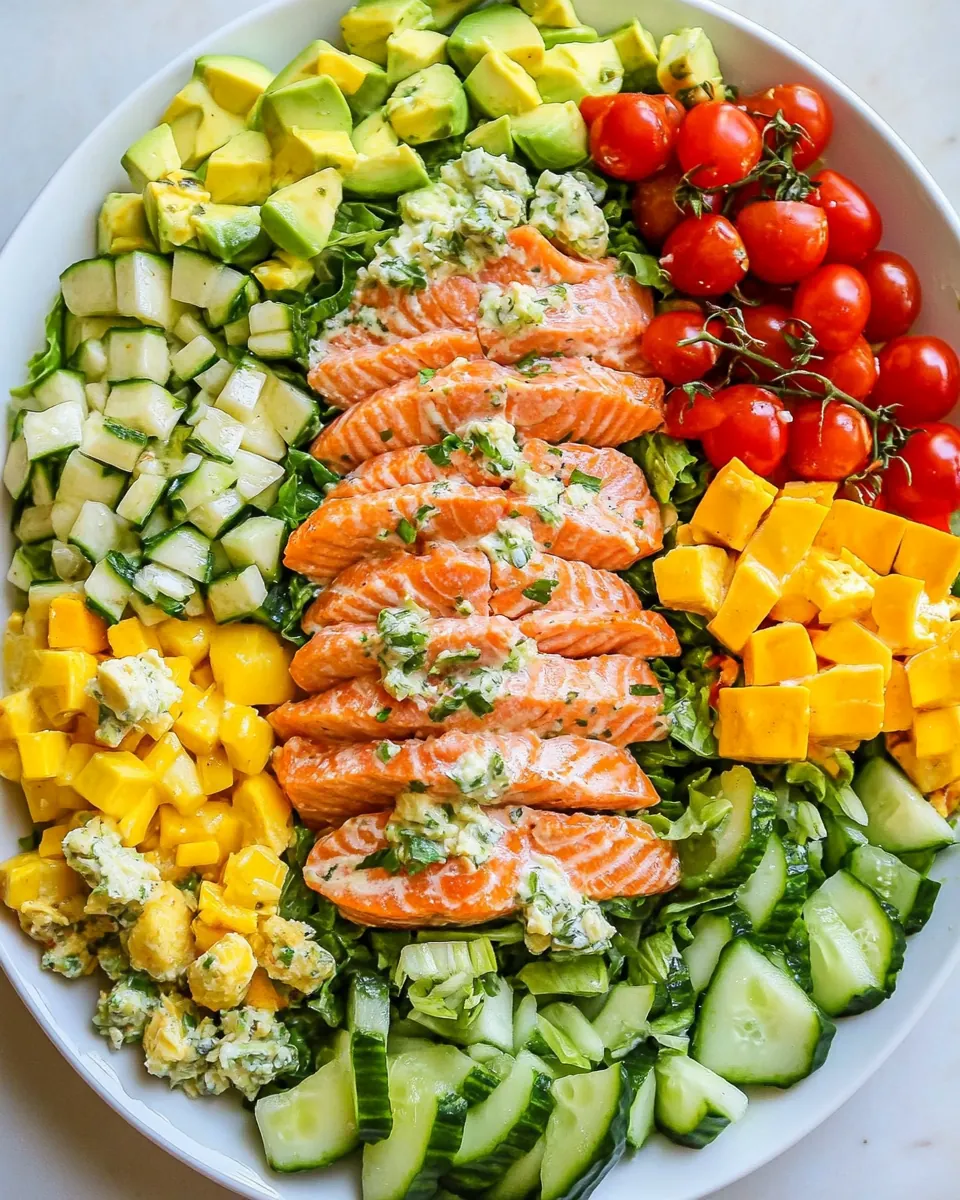 Salmon Cobb Salad