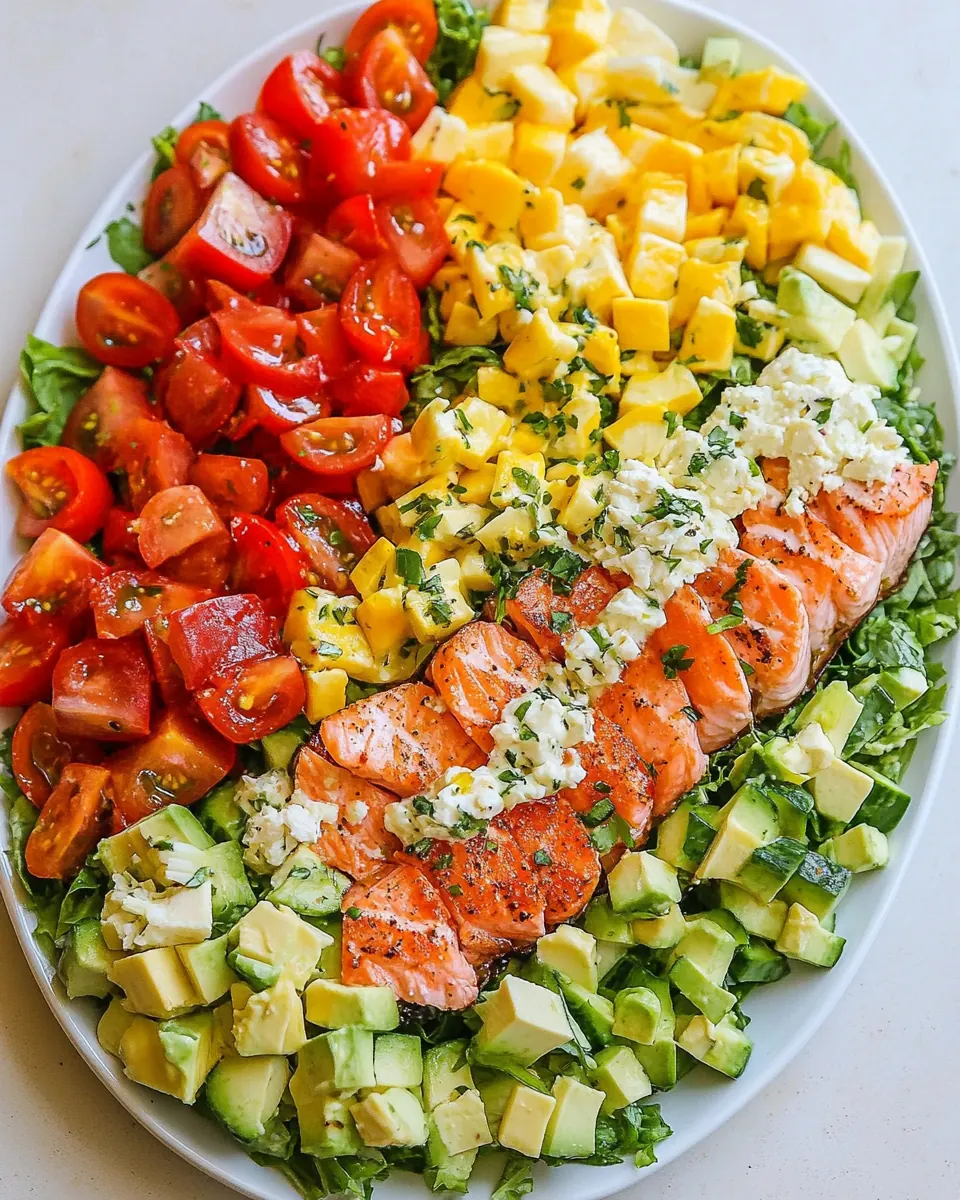 Salmon Cobb Salad
