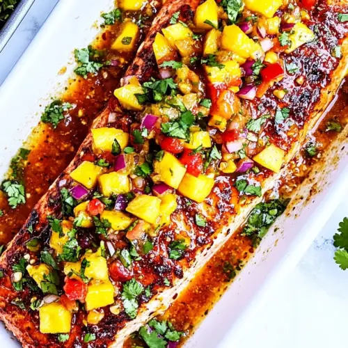 Salmon with Mango Salsa