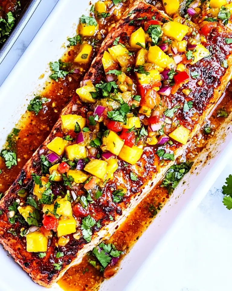 Salmon with Mango Salsa