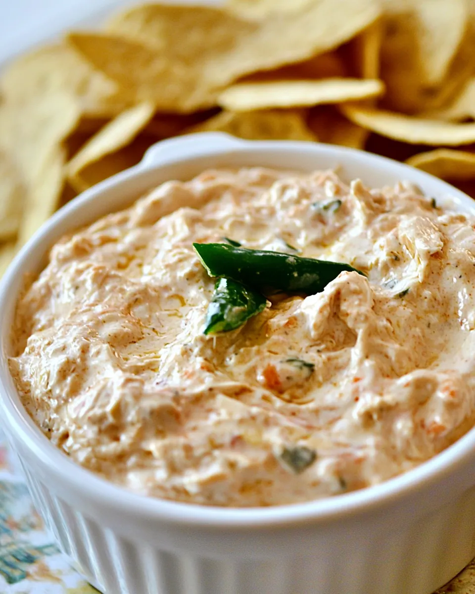 Salsa Ranch Chicken Dip