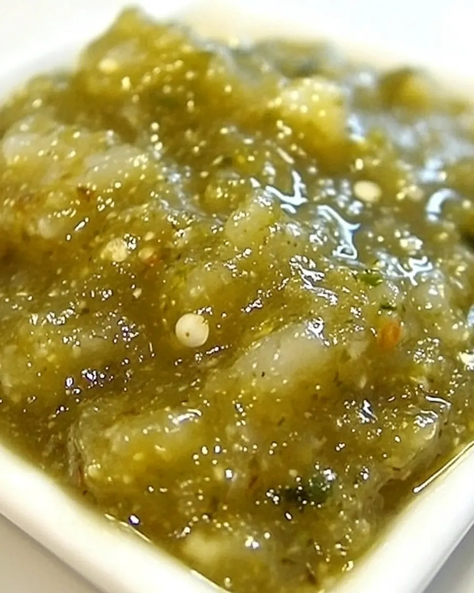 Salsa Verde with Hatch Chiles