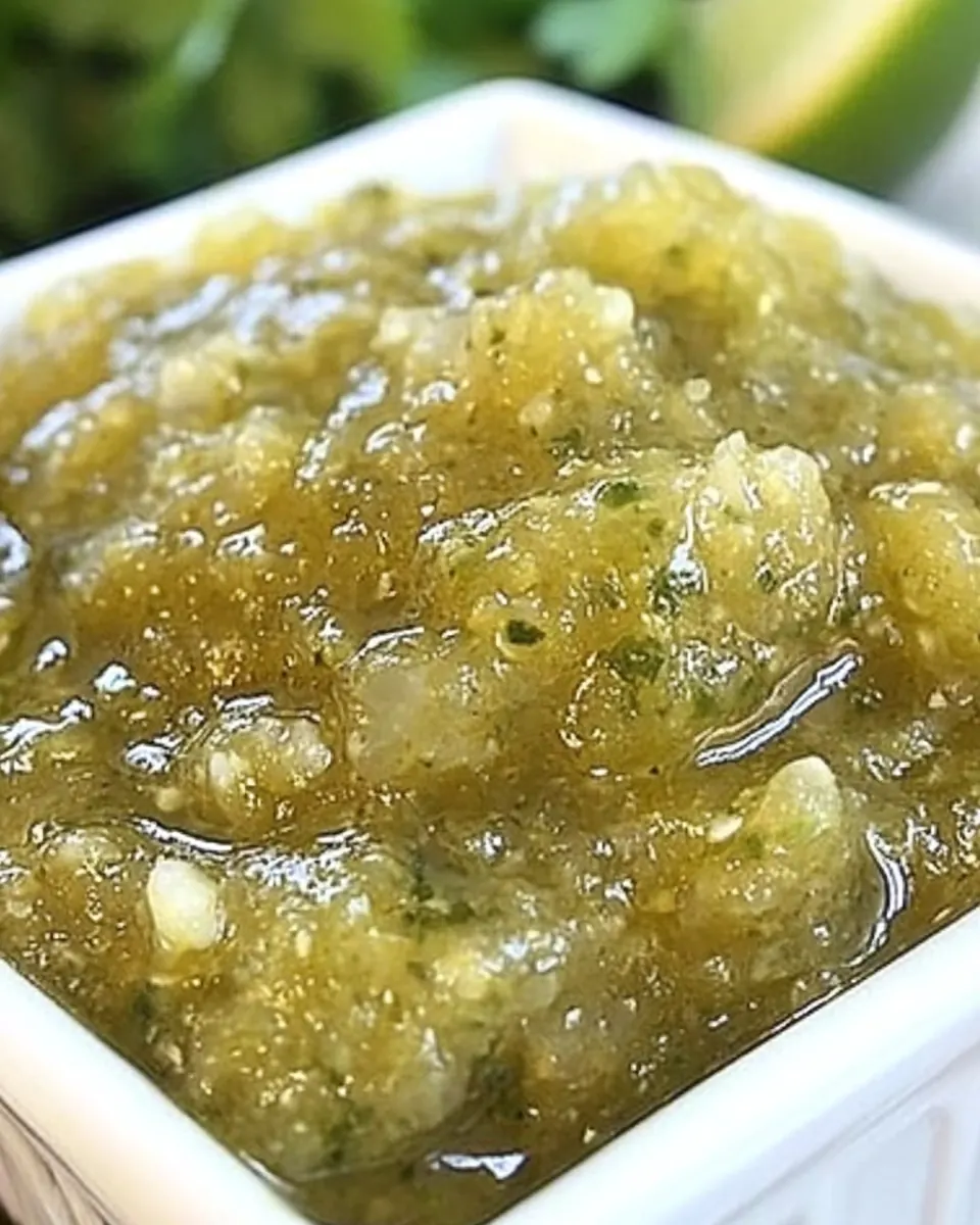 Salsa Verde with Hatch Chiles