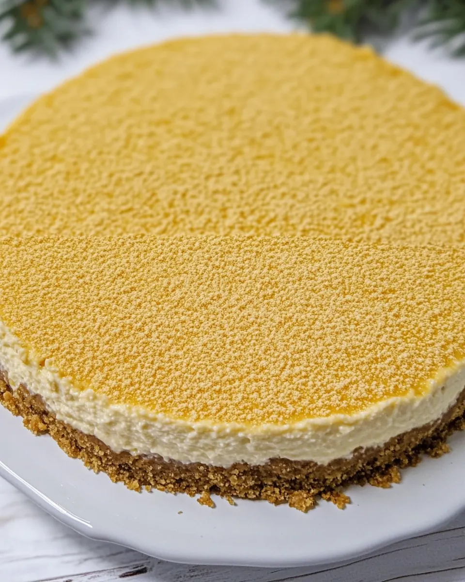 Salted Caramel Eggnog Cheesecake