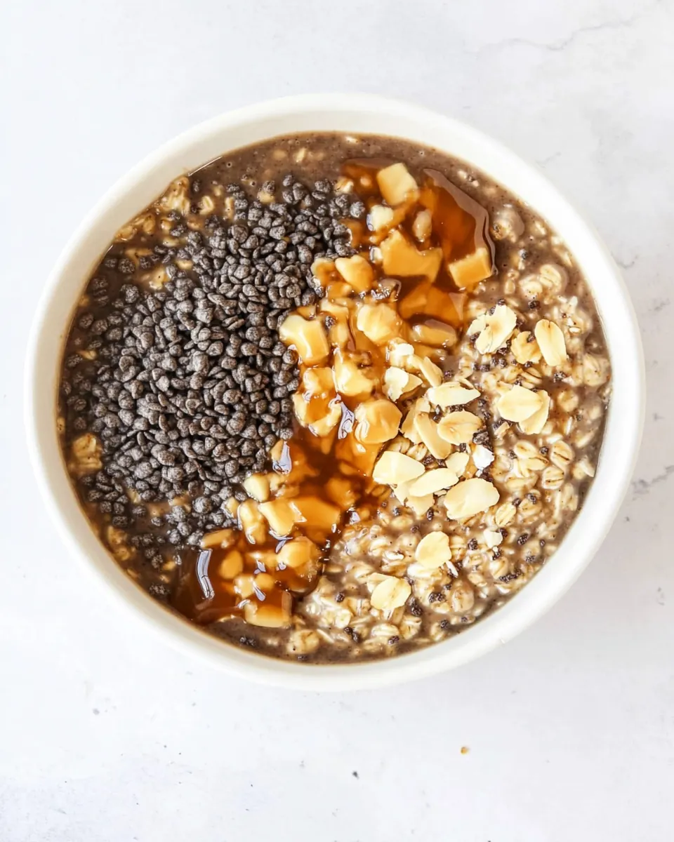 Salted Caramel Overnight Oats