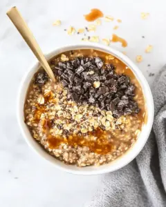 Salted Caramel Overnight Oats