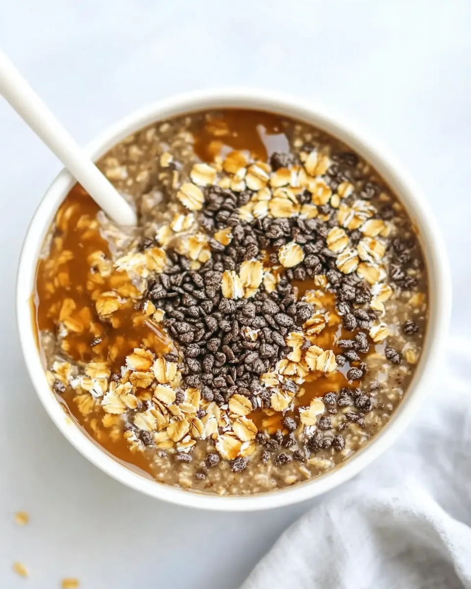 Salted Caramel Overnight Oats