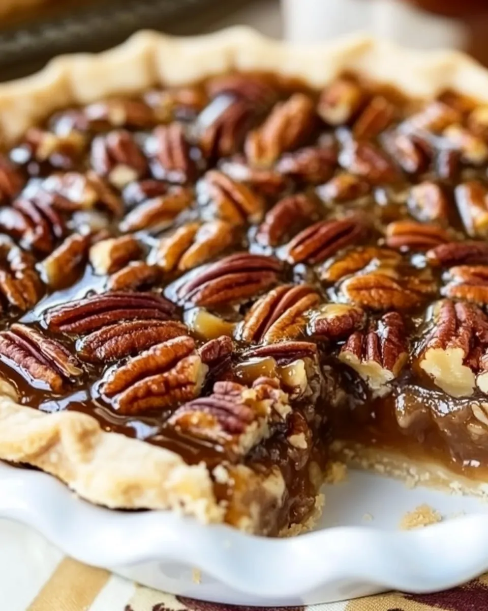 Salted Caramel Pecan Pie