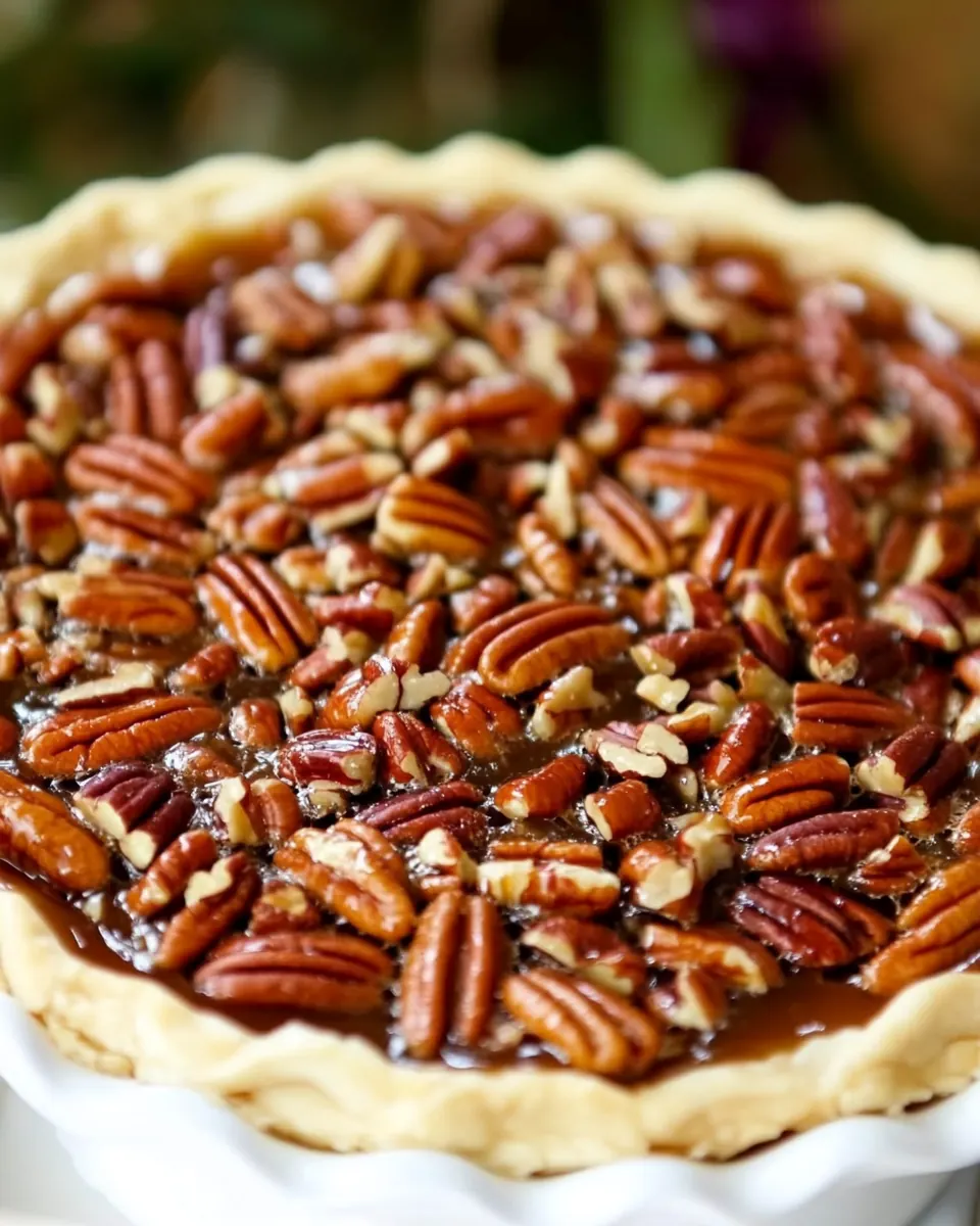 Salted Caramel Pecan Pie