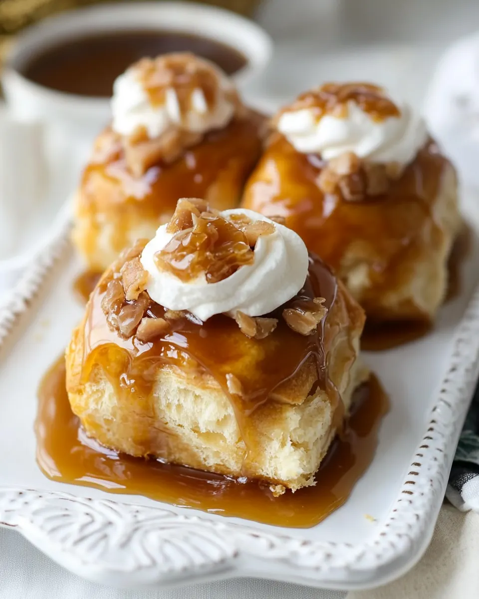 Salted Caramel Sticky Buns