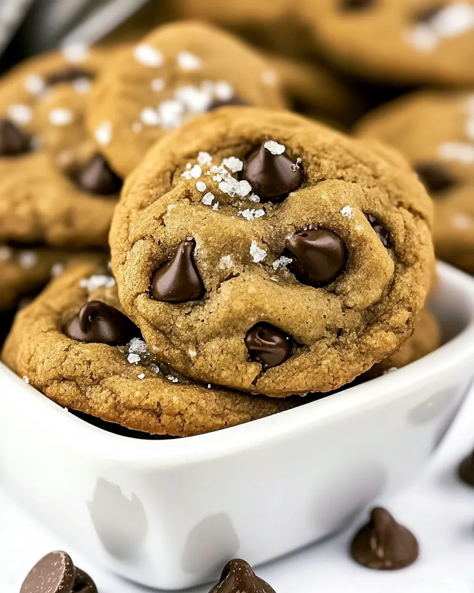 Salted Chocolate Chip Cookies