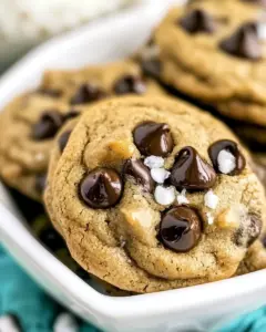 Salted Chocolate Chip Cookies