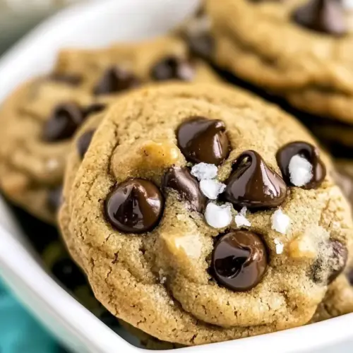 Salted Chocolate Chip Cookies