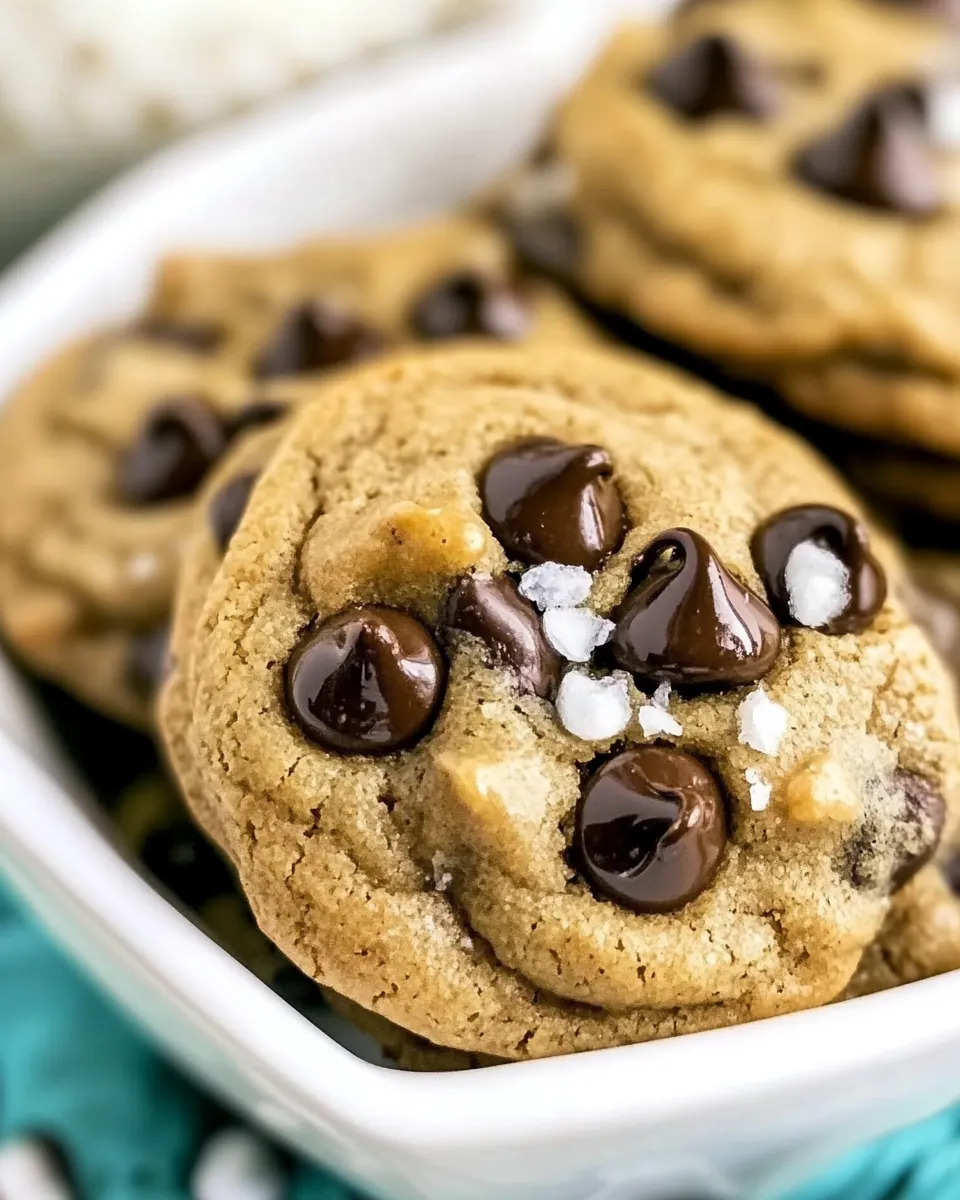 Salted Chocolate Chip Cookies