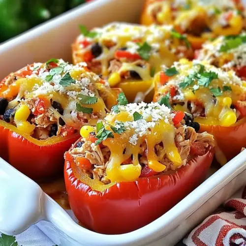 Santa Fe Turkey Stuffed Peppers