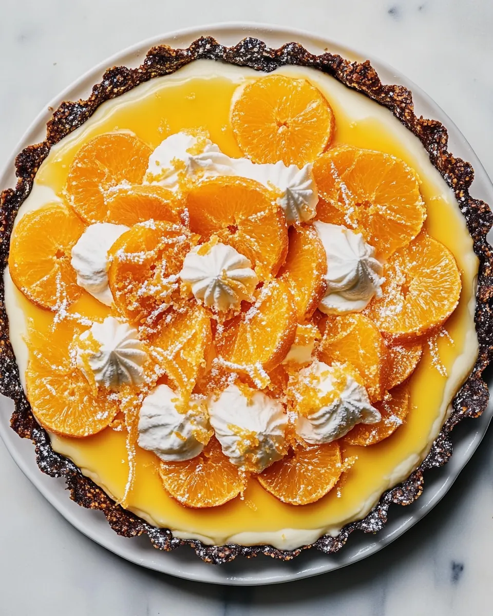 Satsuma Cream Tart