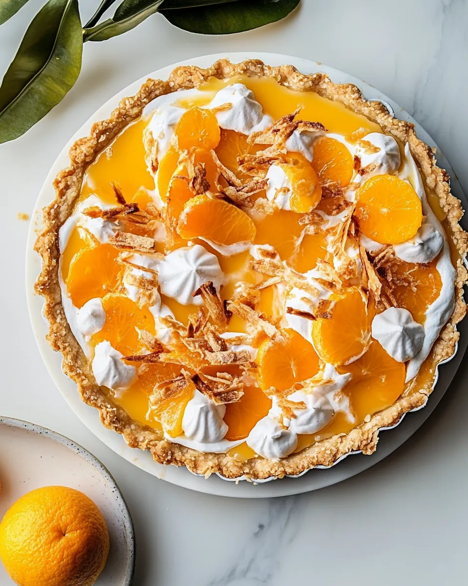 Satsuma Cream Tart