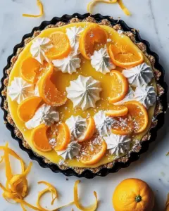 Satsuma Cream Tart