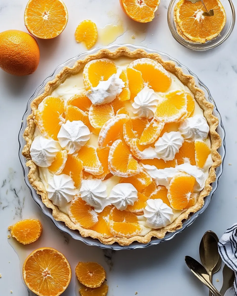 Satsuma Cream Tart