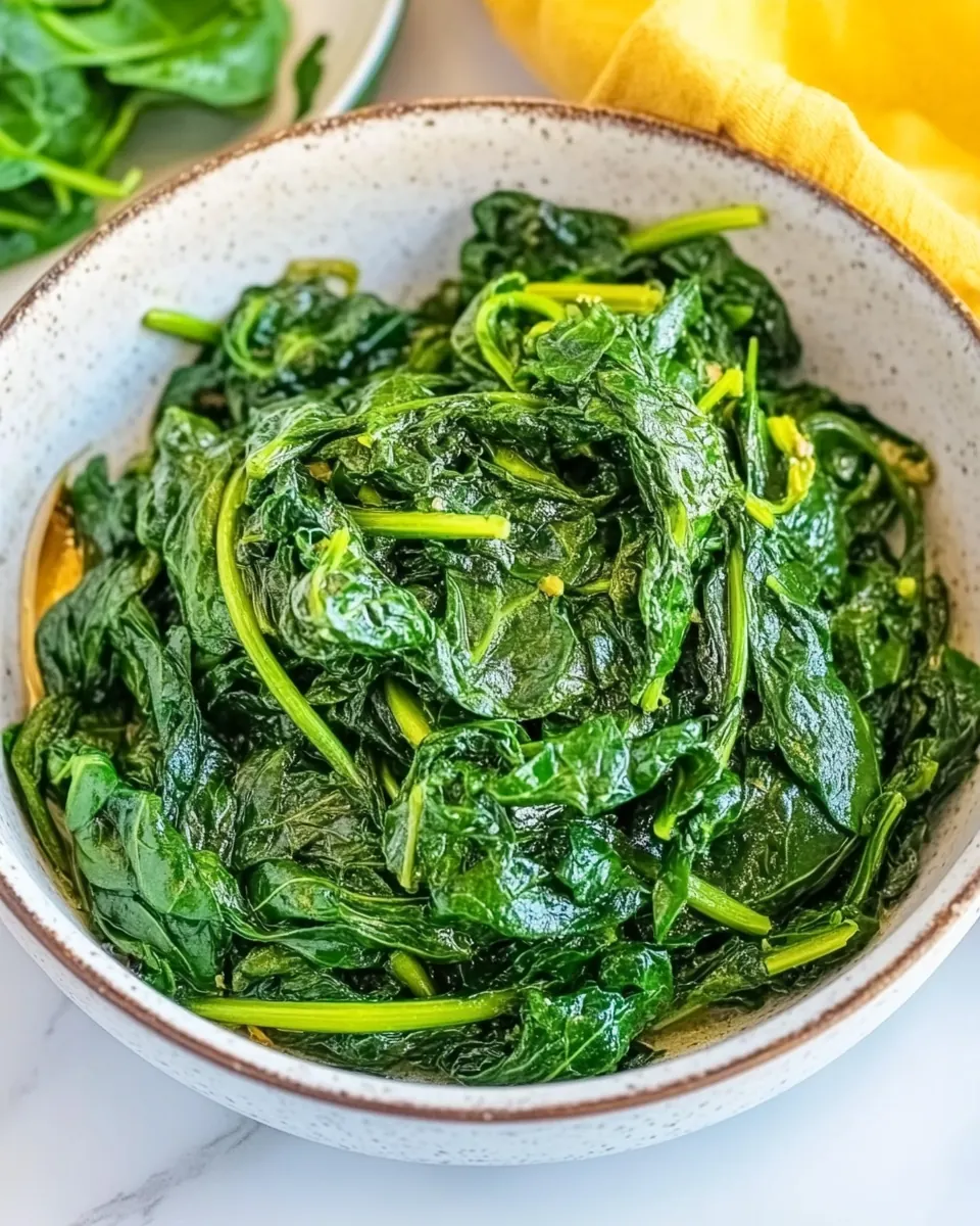 Sauteed Spinach