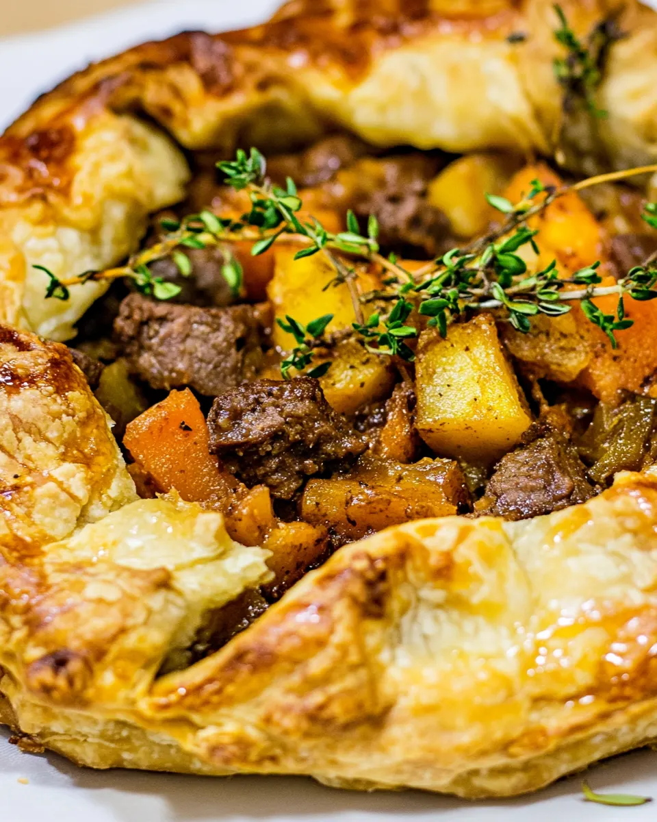 Savory Galette with Beef and Potato