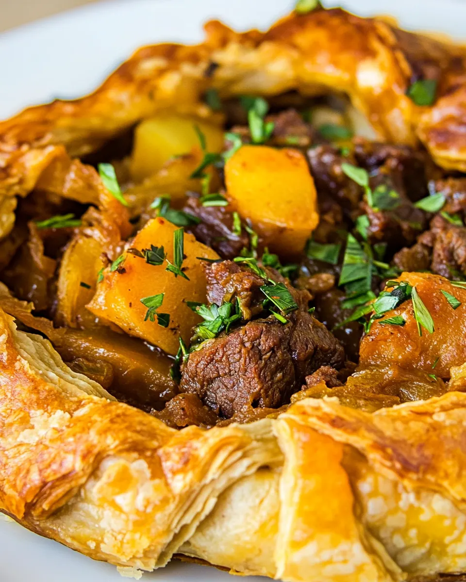 Savory Galette with Beef and Potato