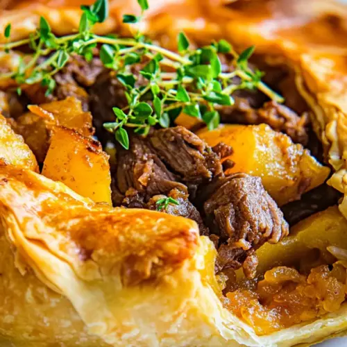 Savory Galette with Beef and Potato