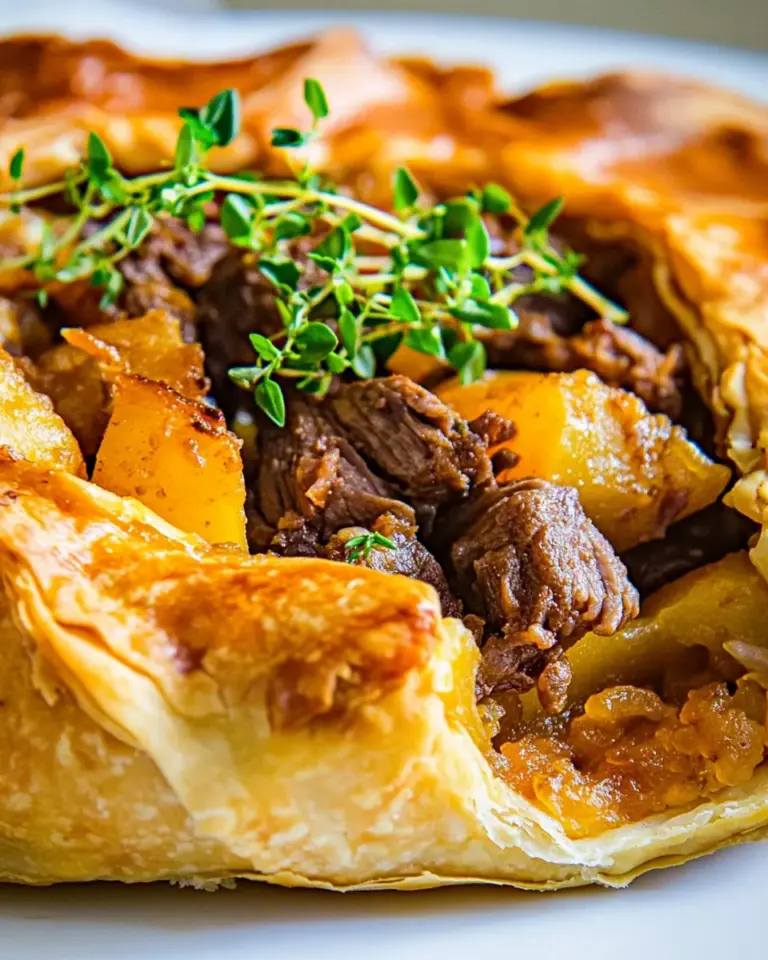 Savory Galette with Beef and Potato