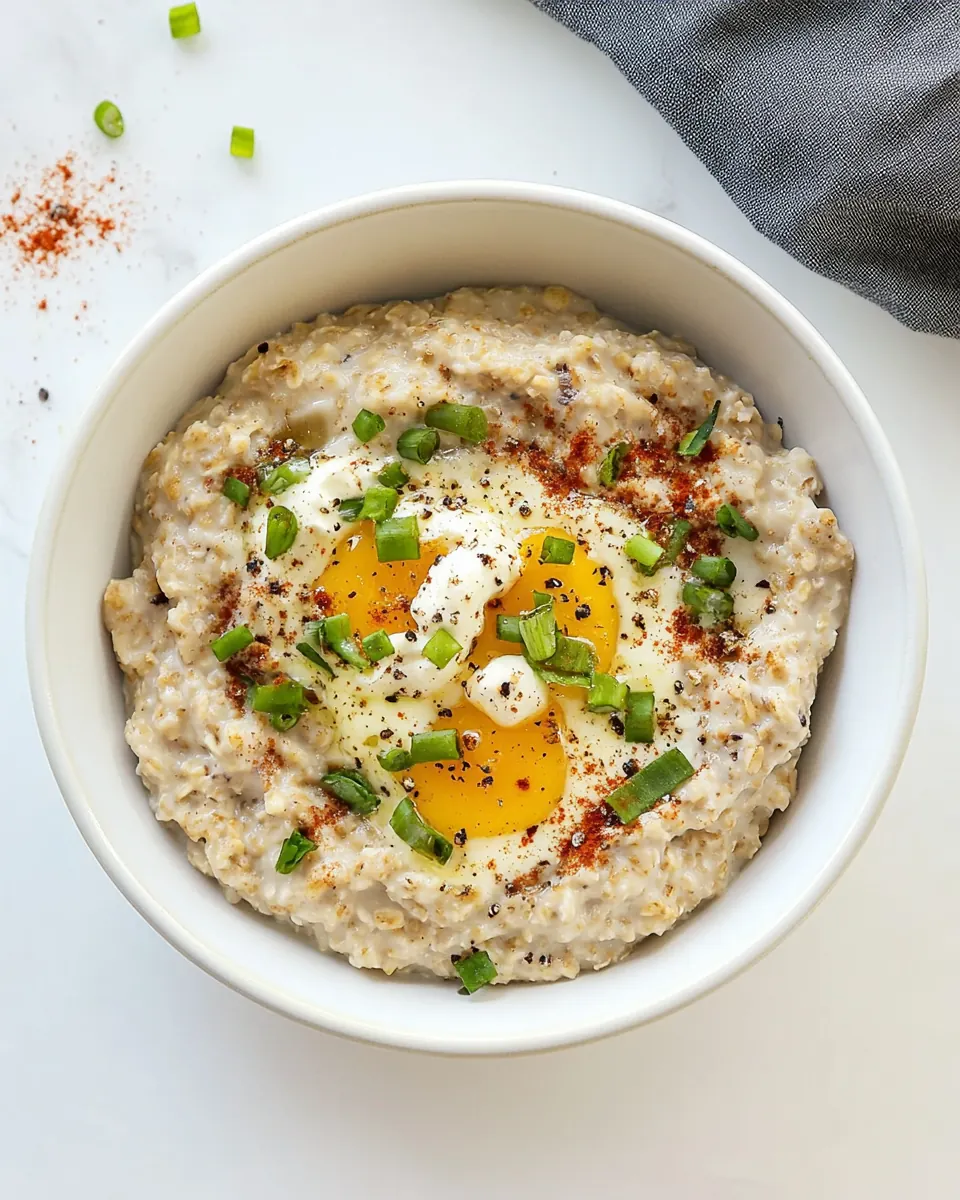 Savory Oatmeal