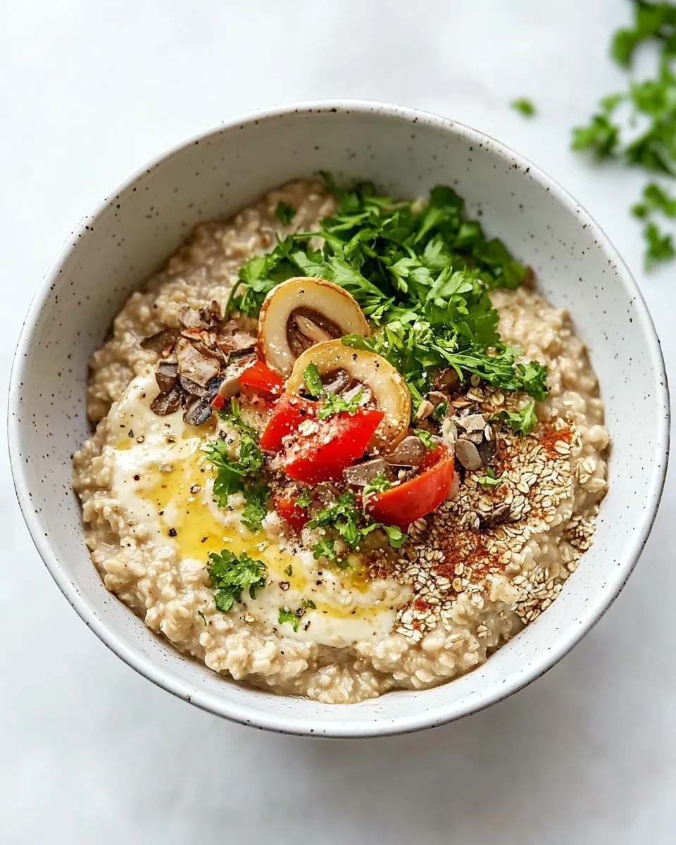 Savory Oatmeal