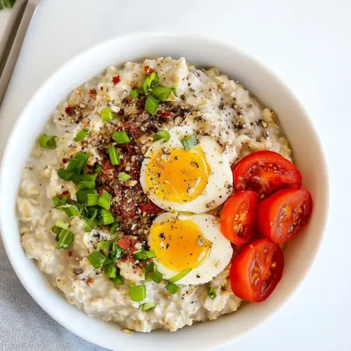 Savory Oatmeal