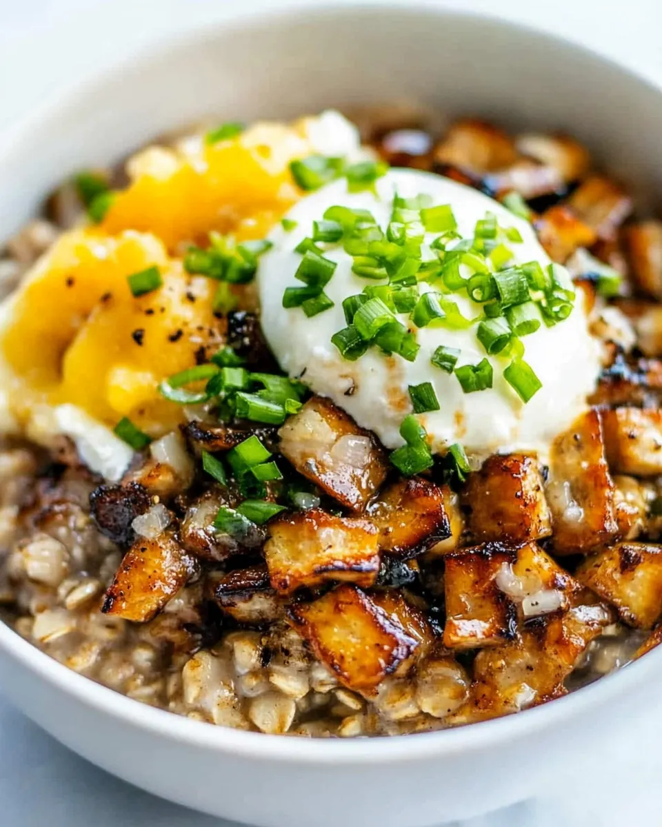 Savory Steel Cut Oats