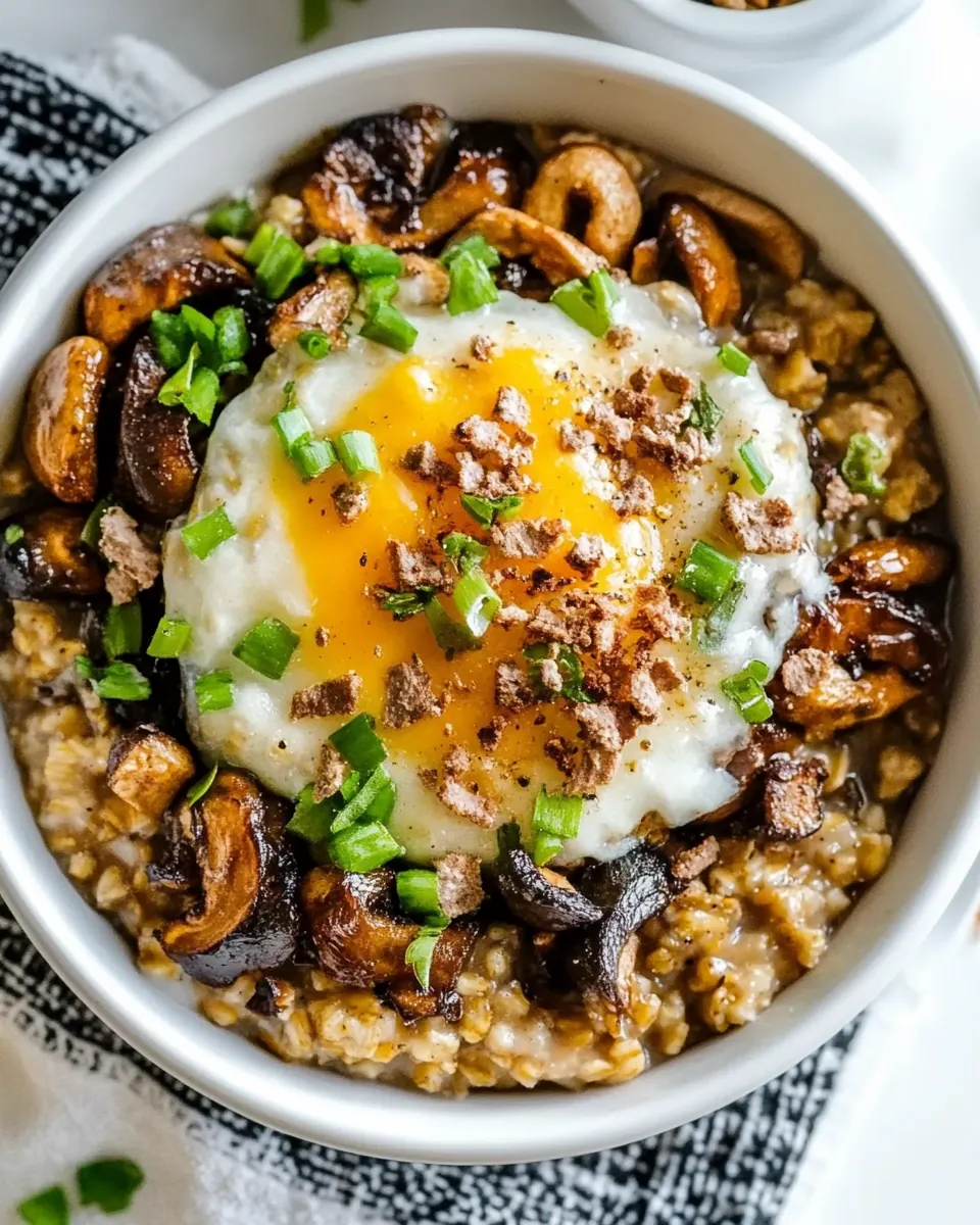 Savory Steel Cut Oats