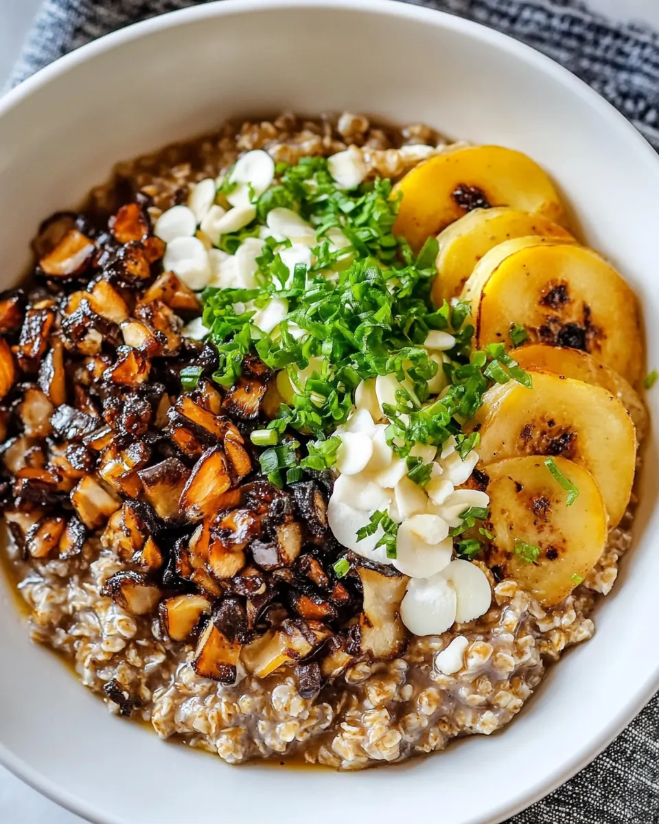 Savory Steel Cut Oats