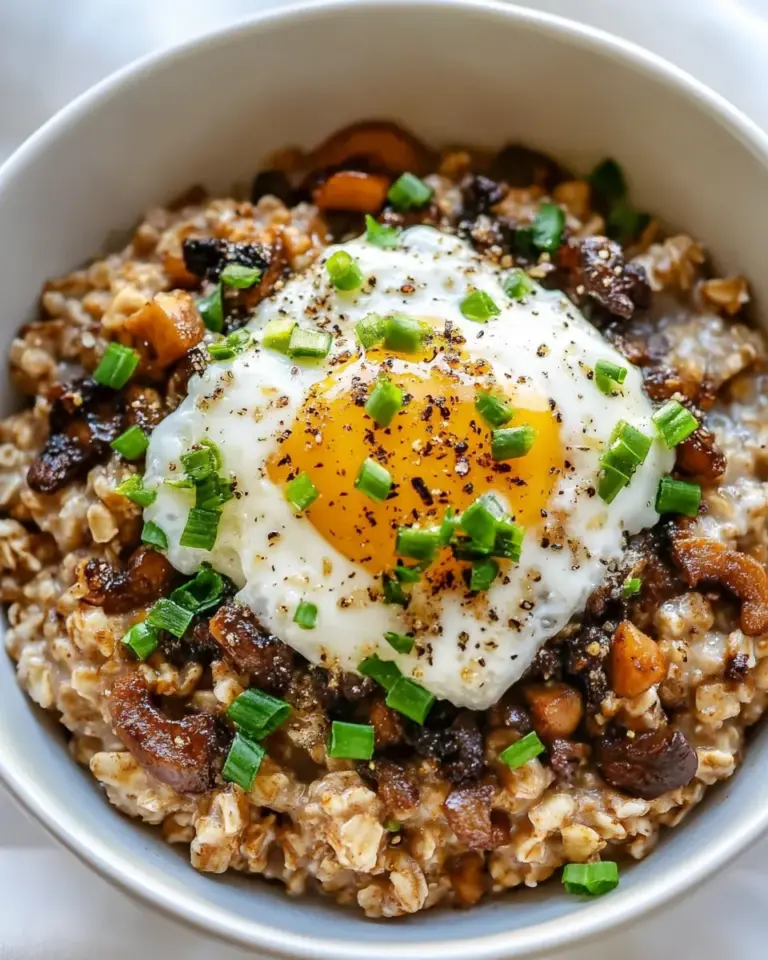 Savory Steel Cut Oats