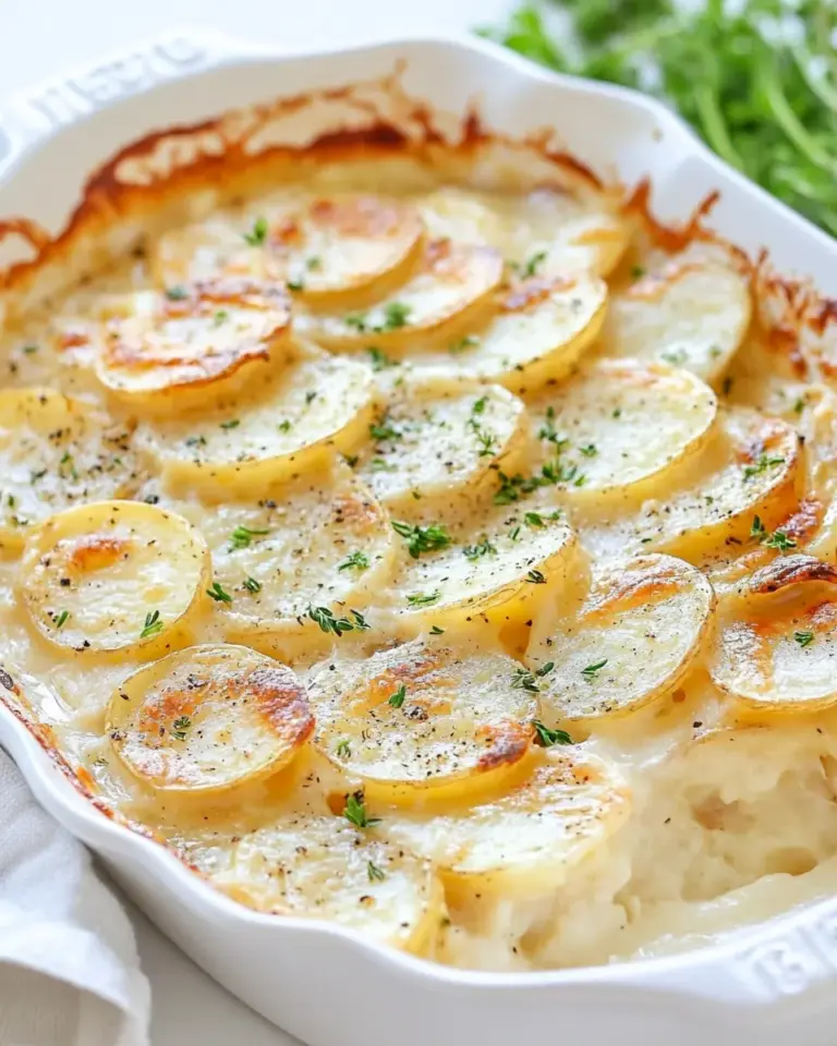 Scalloped Garlic Potatoes