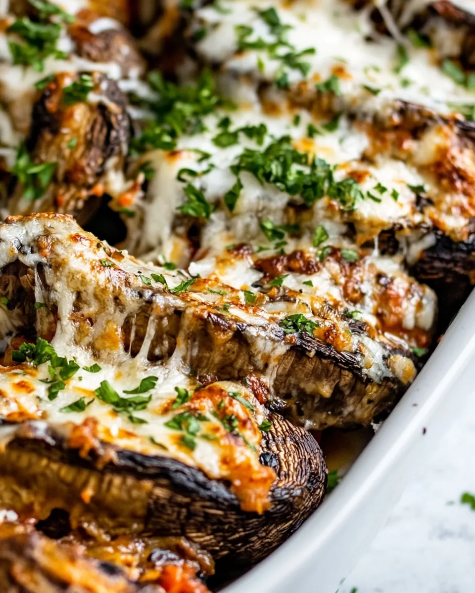 Scalloped Portobello Mushrooms