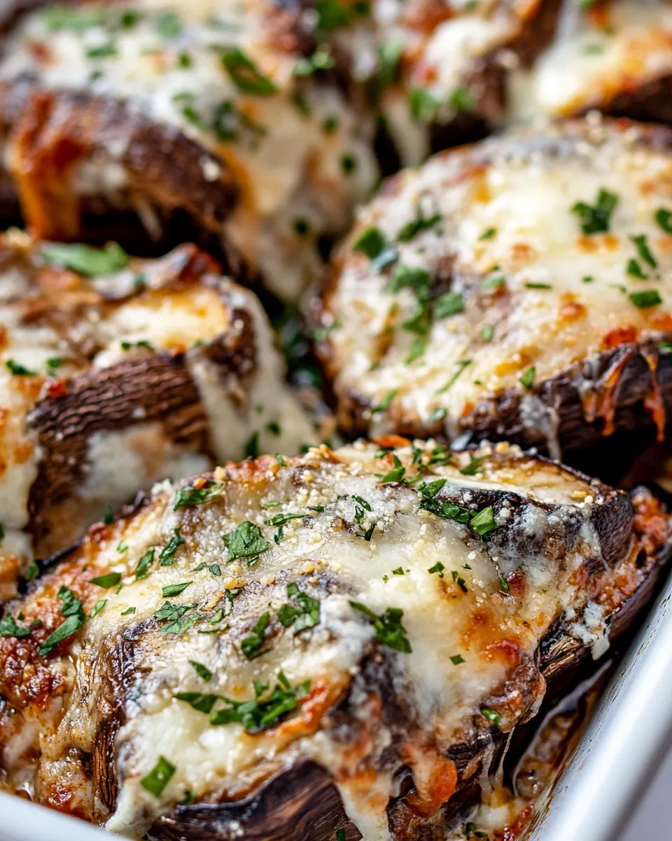 Scalloped Portobello Mushrooms