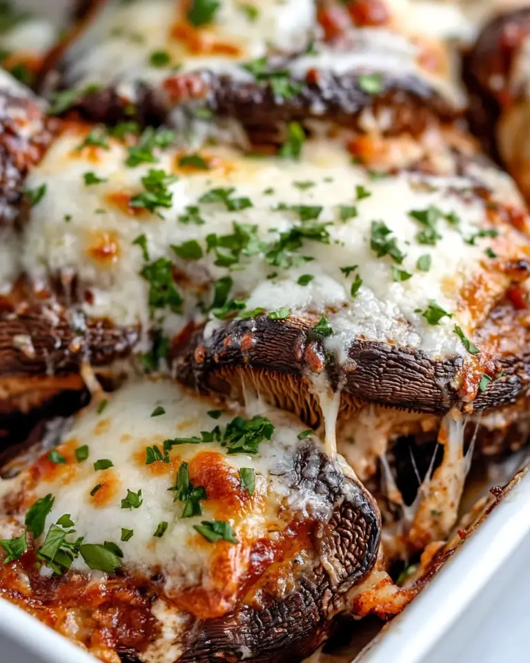 Scalloped Portobello Mushrooms