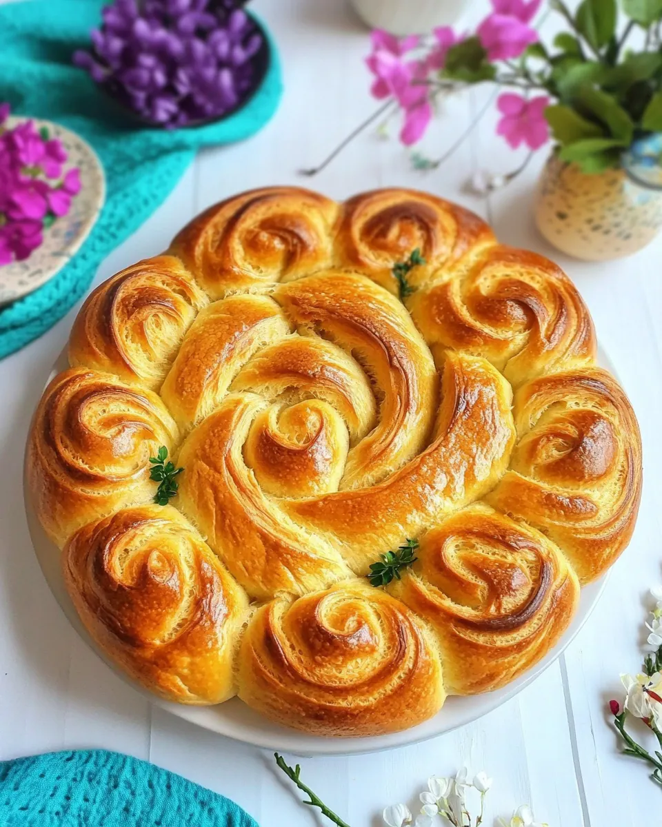 Serbian Easter Bread Uskršnja Pogača