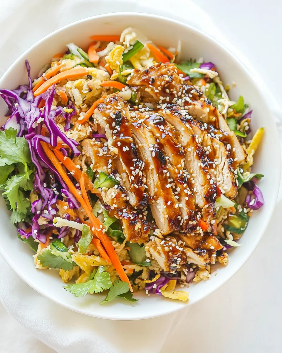 Sesame Ginger Chicken Salad