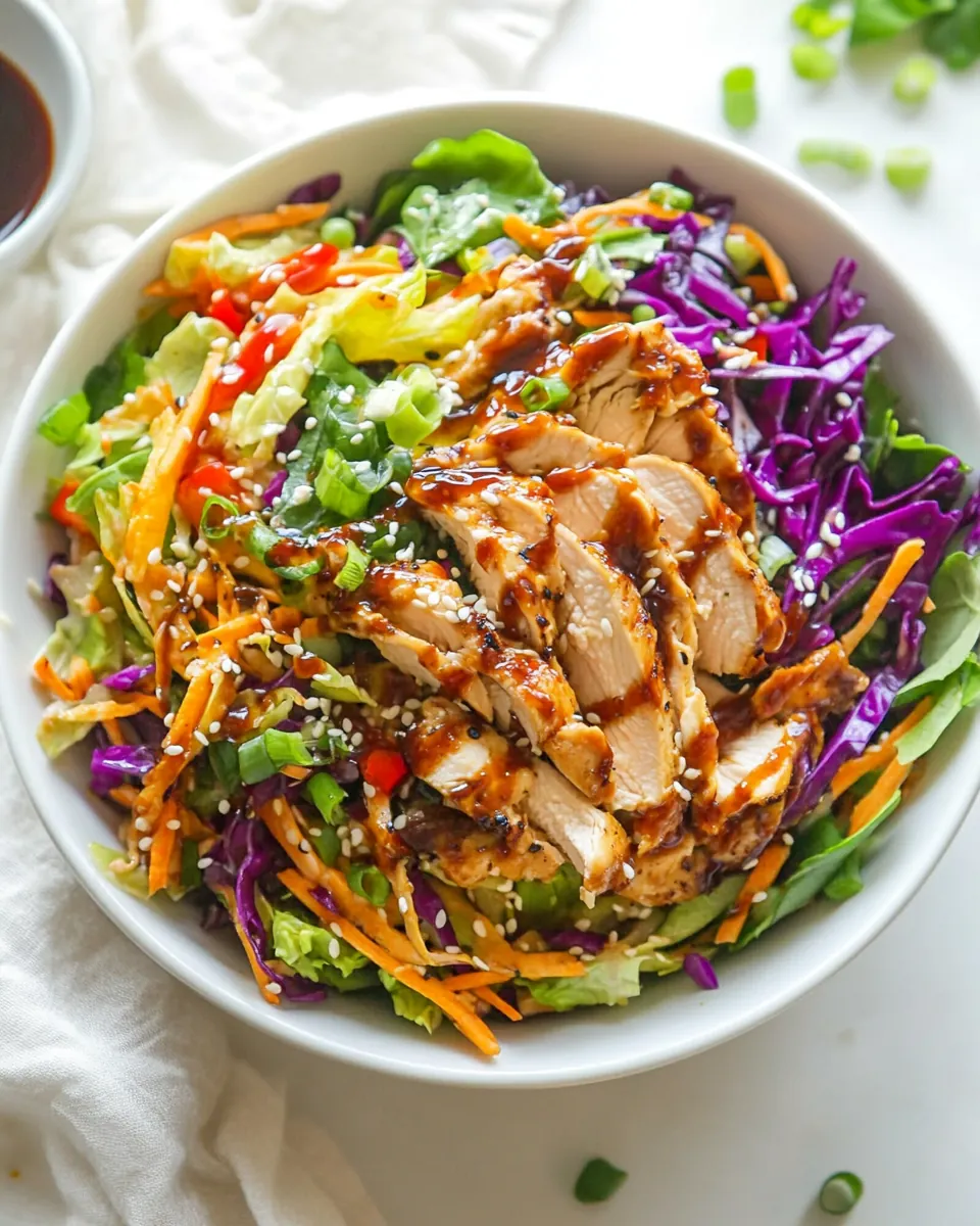 Sesame Ginger Chicken Salad