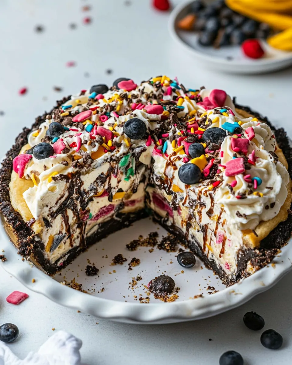 Seven Layer Ice Cream Pie