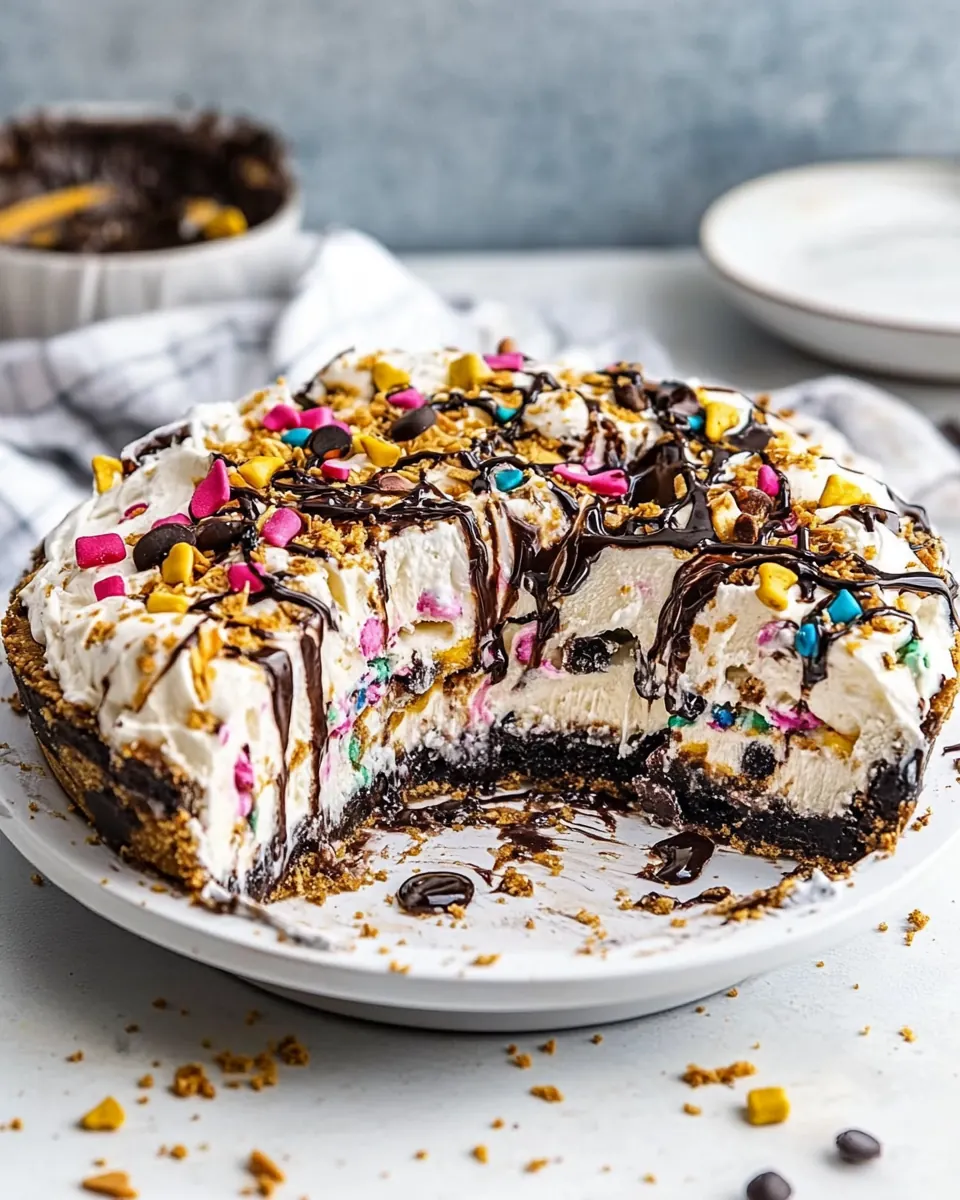 Seven Layer Ice Cream Pie