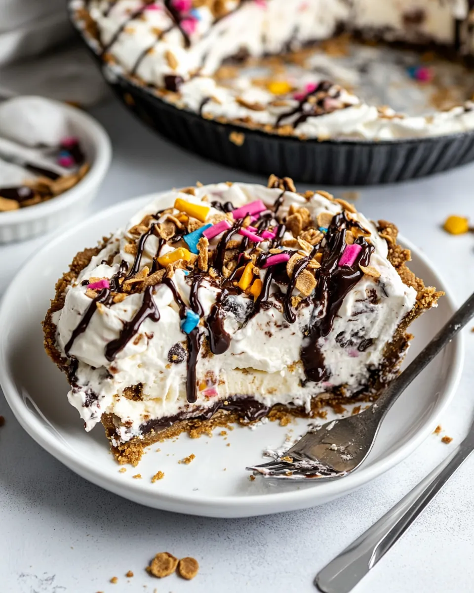 Seven Layer Ice Cream Pie