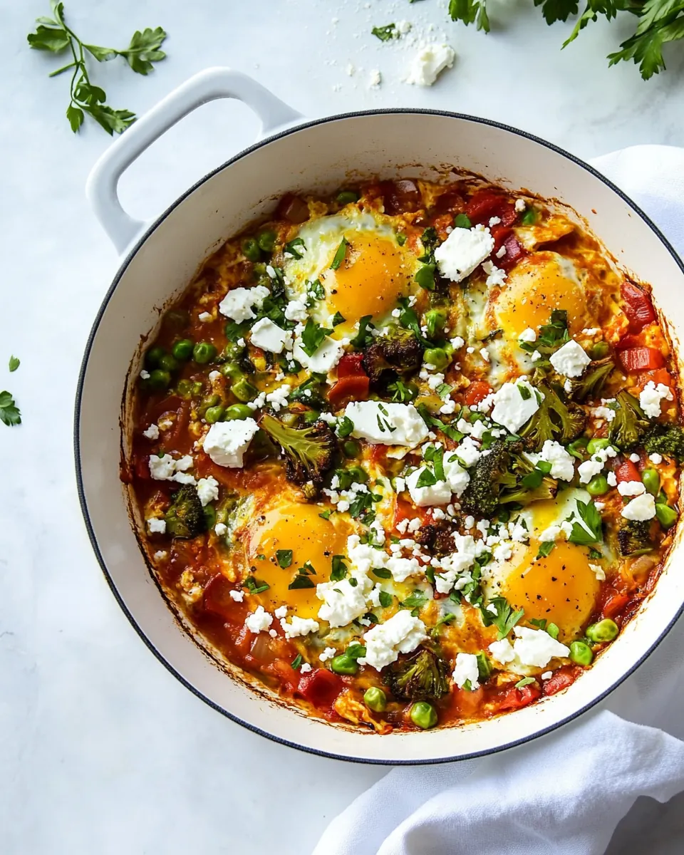 Shakshuka with Brussels and Feta
