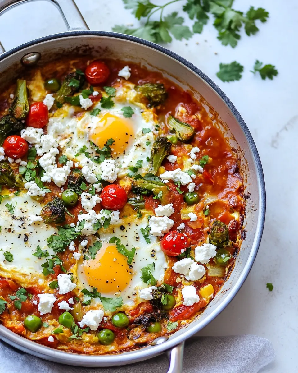 Shakshuka with Brussels and Feta