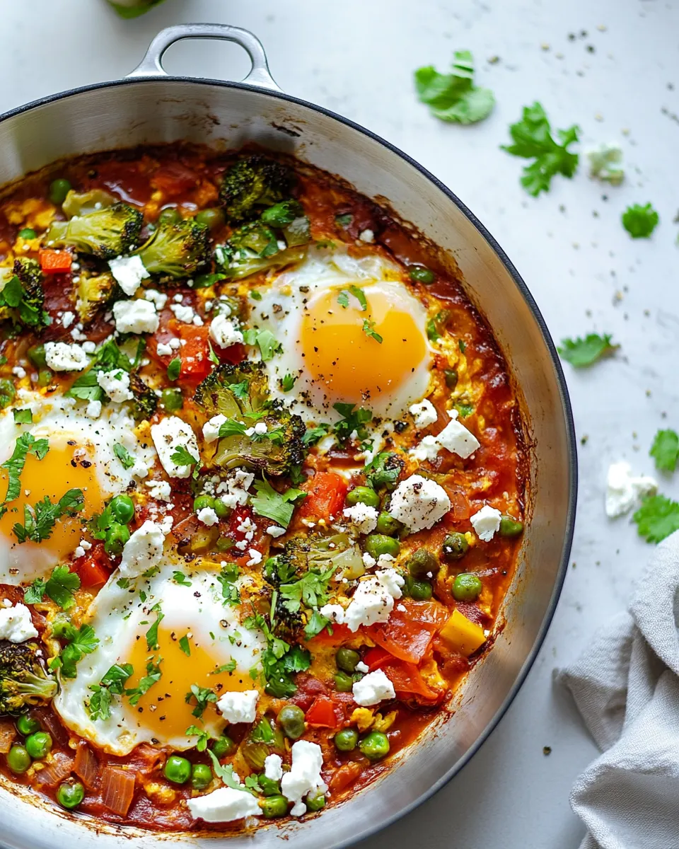 Shakshuka with Brussels and Feta